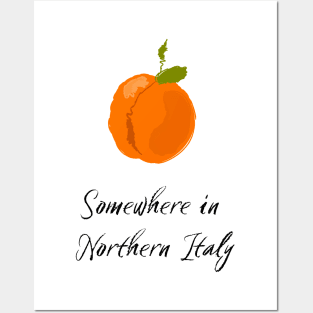 Peach, Call me by your name, Somewhere in Northern Italy Posters and Art